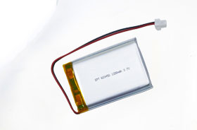 3.7V 603450 1200mAh 便携式照明设备聚合物锂电池