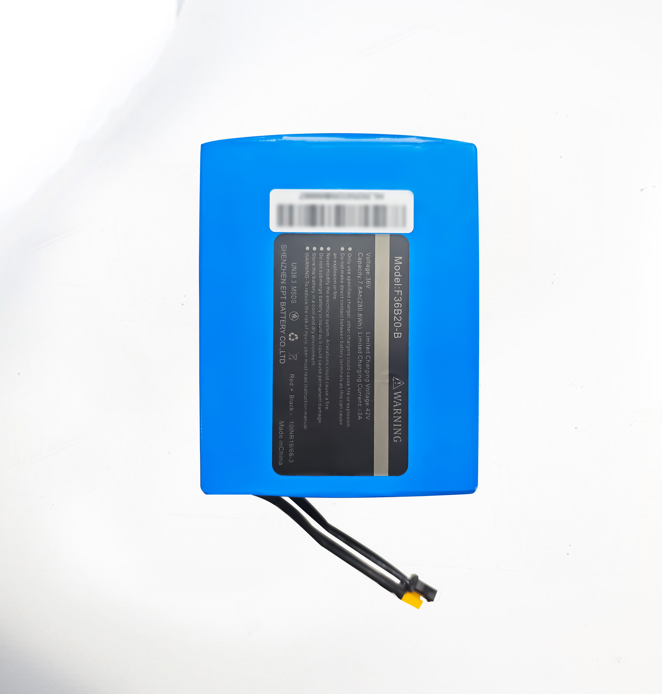 36V 7.8Ah电动两轮车18650锂电池带UL2271两轮车认证 36V 7.8Ah电动两轮车18650锂电池带UL2271两轮车认证