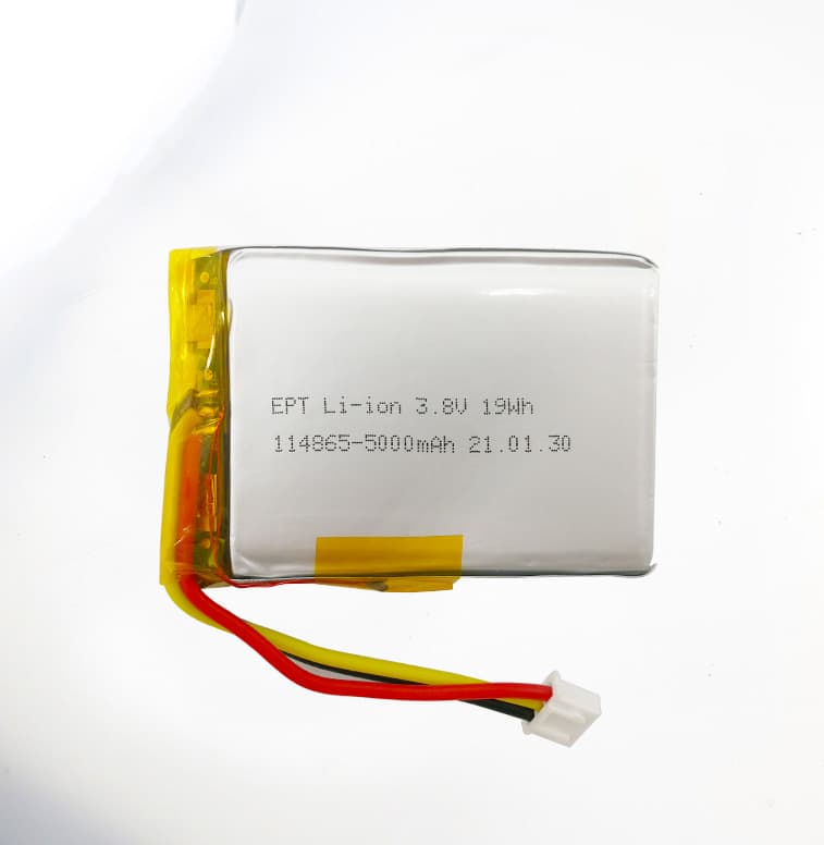 3.7V 114865 5000mAh 共享移动电源聚合物锂电池