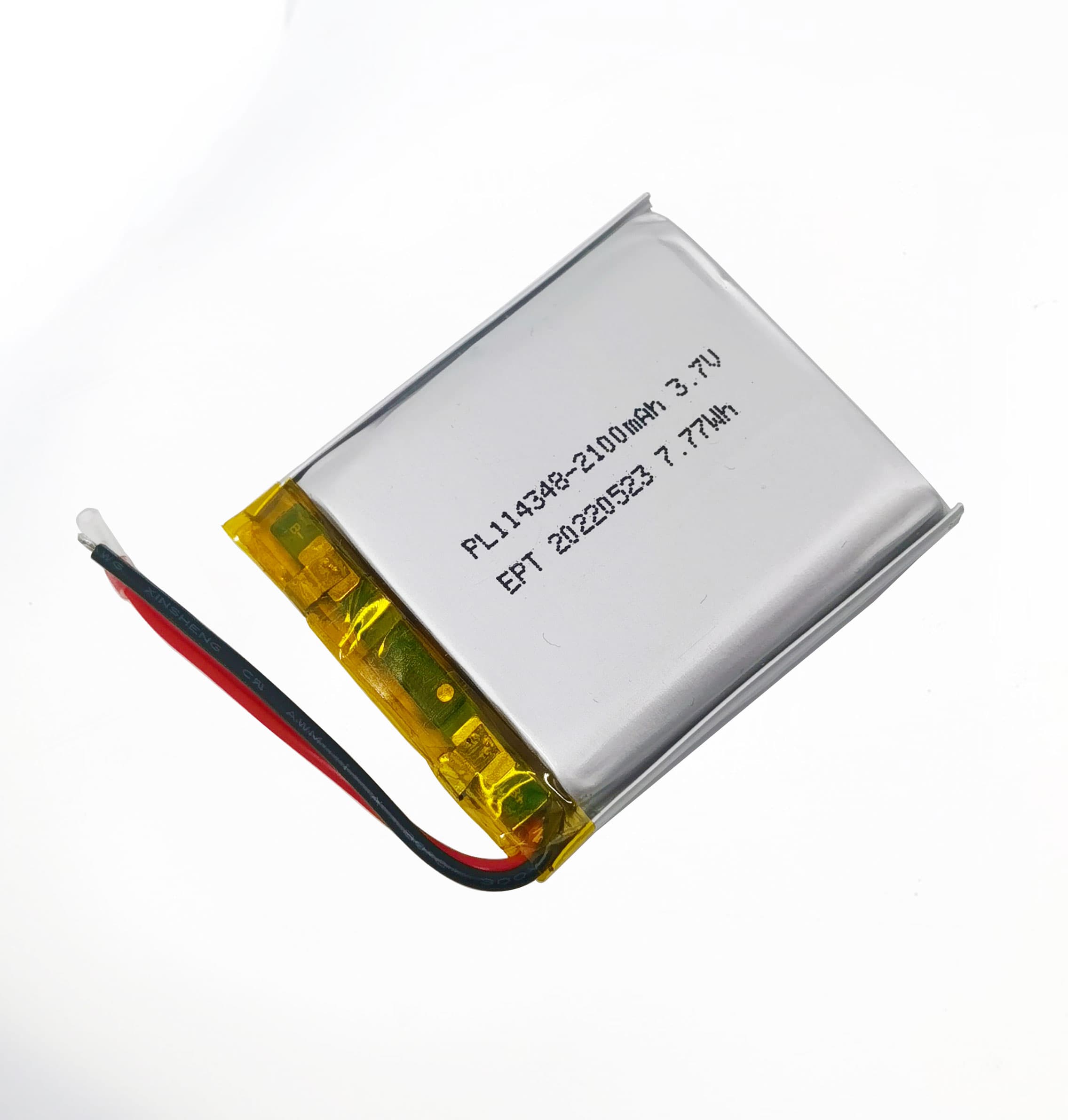3.7V 114438 2100mAh 矿下头灯大容量聚合物电池