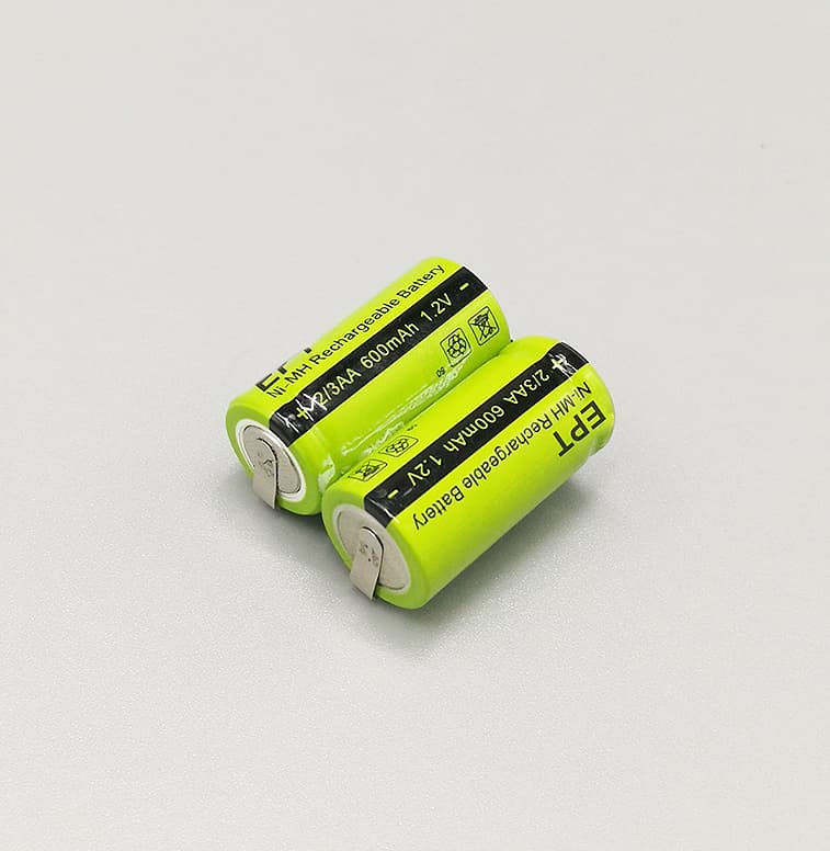 2.4V 600mAh 28AA电动剃须刀动力镍氢电池