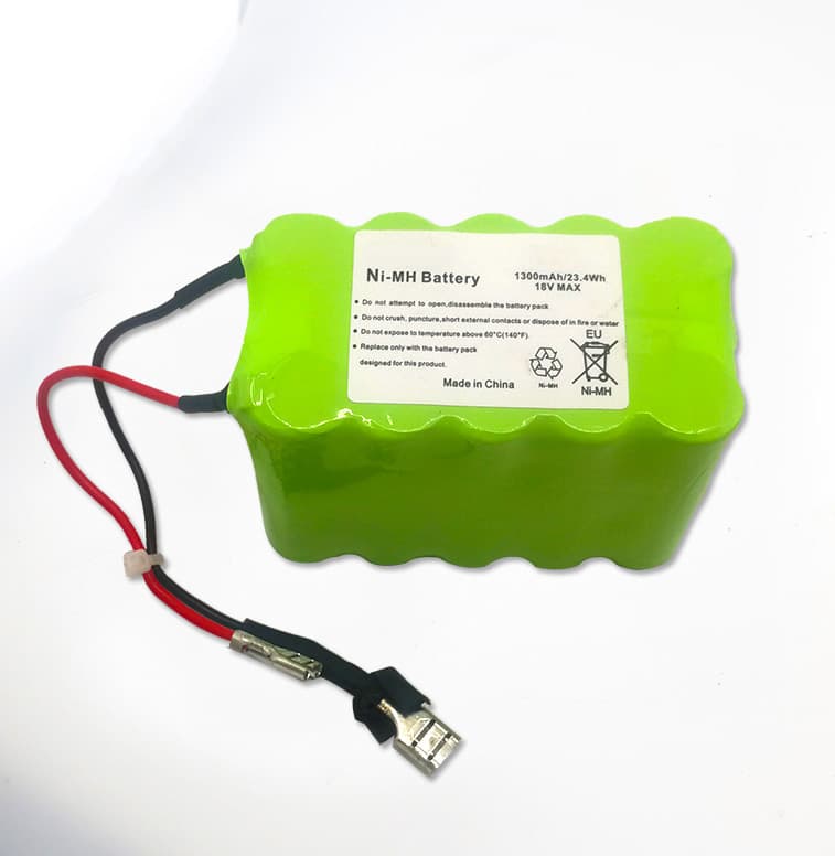 18V 1300mAh AA动力吸尘器镍氢电池